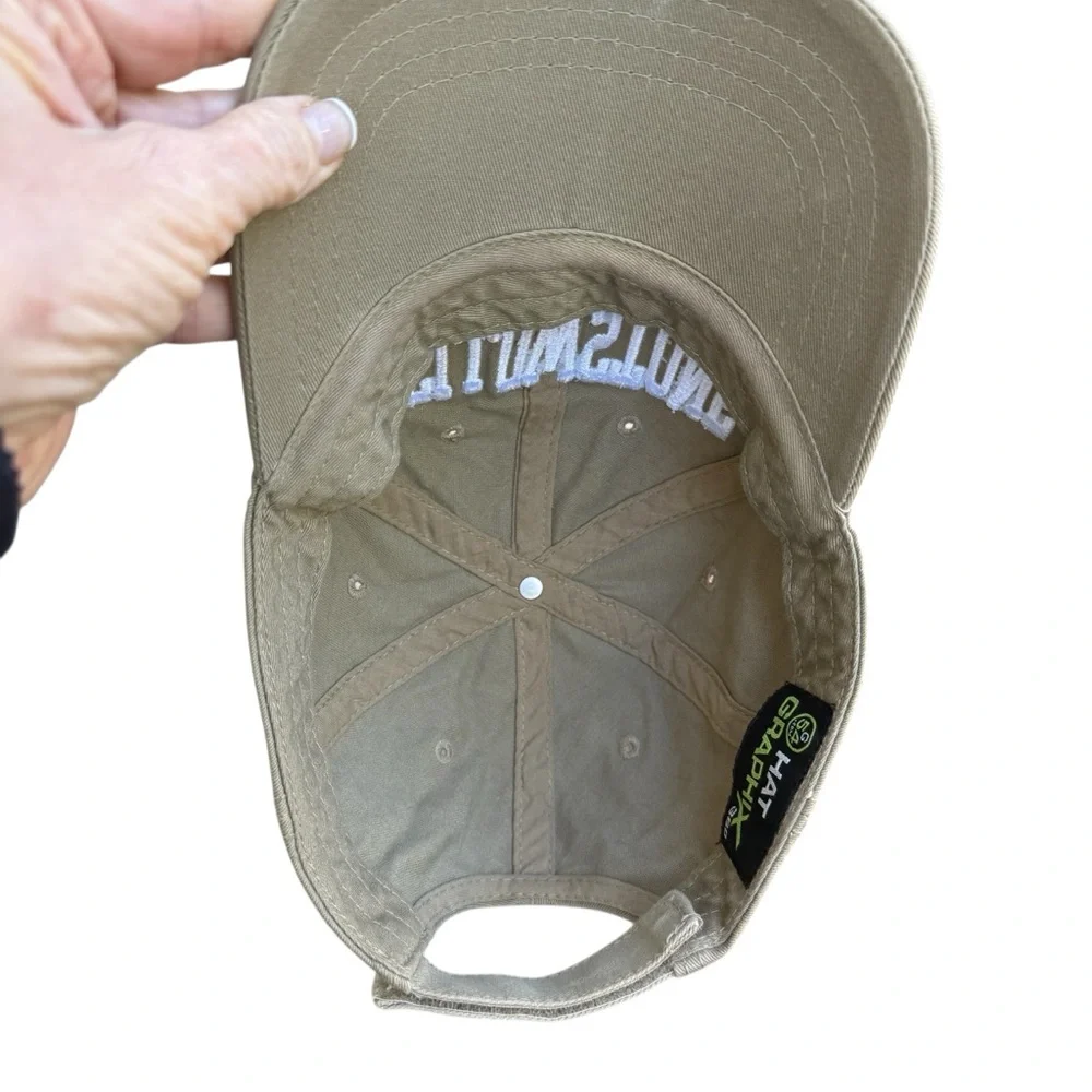 Yellowstone National Park Strapback Dad Hat Khaki Embroidered Bison